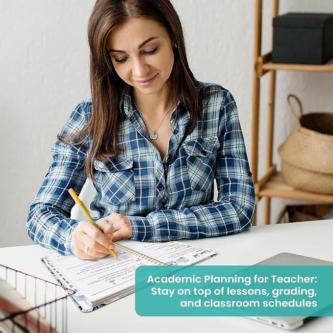 Planner 2026–2027, Weekly & Monthly Academic Organizer for School Year, Jul 2026–Jun 2027, Hardcover Planner with Tabs, Back to School Essential, 6.3" x 8.5", Drifting Whales