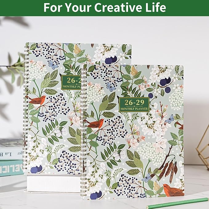 2026-2029 Monthly Planner/Calendar - 3 Year Monthly Planner 2026-2029, July 2026 - June 2029, 9" x 11", 3 Year Calendar 2027-2028-2029 with Colorful Tabs, Notes Pages, Inner Pocket