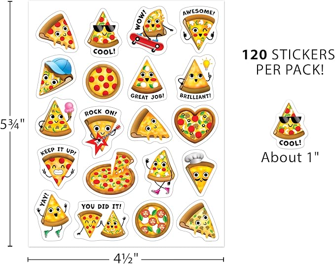 Teacher Created Resources Pizza Smelly Stickers (TCR9440)