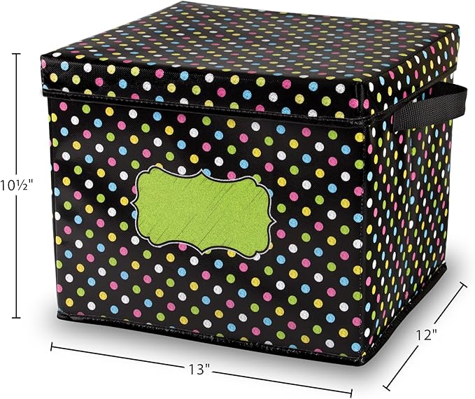 Teacher Created Resources Chalkboard Brights Storage Box (TCR20766)