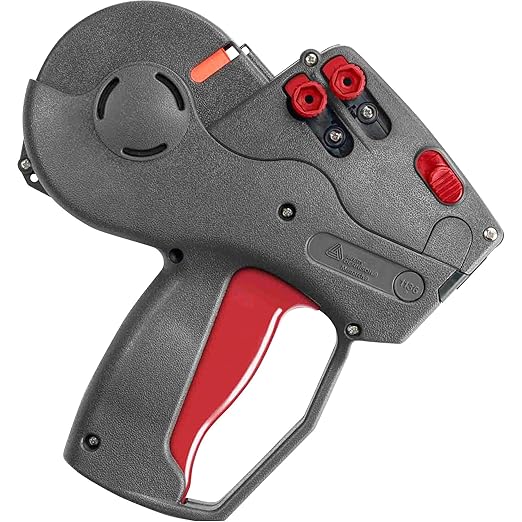Monarch 925082 Pricemarker, Model 1136, 2-Line, 8 Characters/Line, 5/8 x 7/8 Inches, Label Size,Black/Red