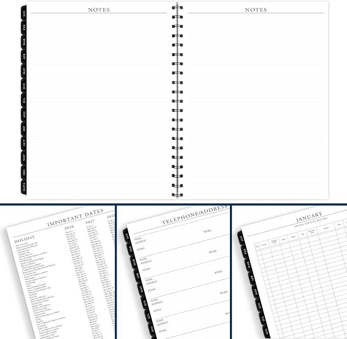 AT-A-GLANCE 2026 Weekly Monthly Refill for 70-NX81, 8-1/4" x 11", Large, Executive (709111026)