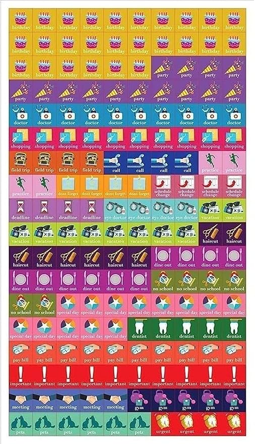 The Gifted Stationery 16-Month Square Wall Calendar - Thailand Passport Art & 2026 Wall Calendar - Hanging Organizer & 2026 Planner Sticker Kit - 180 Reminder Stickers - Sep 2025-Dec 2026, 12x12 in