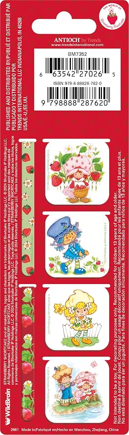 Strawberry Shortcake Magnetic Page Clips