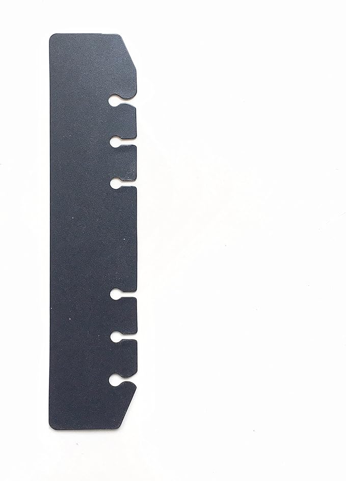 Zelten Refills/Loose Leaves for A6 Cover Ring Binder/Personal Organizer/Planner(A6 6 Holes, Today Ruler 01 Black)