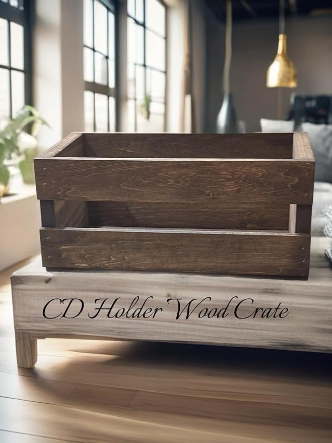Darla'Studio 66 CD Holder Wood Crate