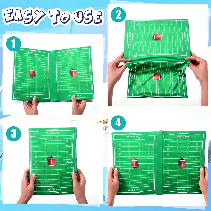 Fuyoooo 6 Pcs Stretchable Book Covers up to 9 x 11 Inches Nylon Fabric Jumbo Book Sleeves Washable Durable Reusable Cover Protector for Hardcover Textbooks Notebook(Ball Pattern)