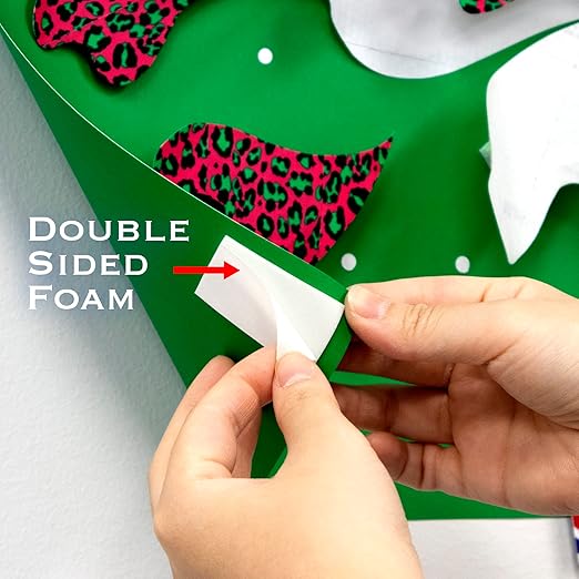 BAZIC Products Double Sided Foam Mounting Tape 1" X 200", EVA Foam Solvent Based Adhesive for Art Crafts Card Making Projects Frame, 2-Pack