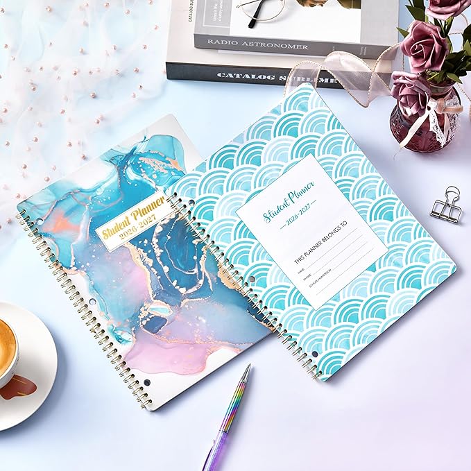 Student Planner 2026-2027 - School Planner with Stickers, July 2026- June 2027, 9" x 11", 2026-2027 Student Planner/Academic Planner with Thick Paper