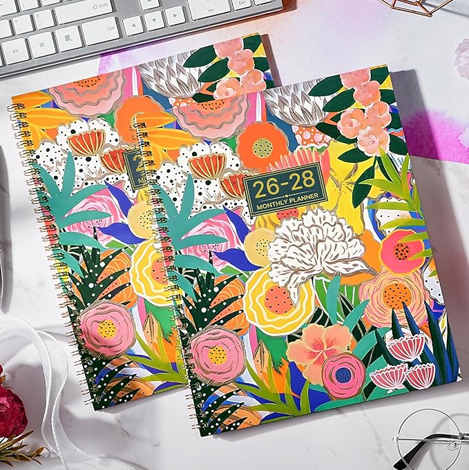 Planner 2026-2028 - MonthlyPlanner 2026-2028, Jul. 2026 - Jun. 2028, 9" x 11", 2 Year Calendar with 24 Months Tabs, Monthly Calendar Planning