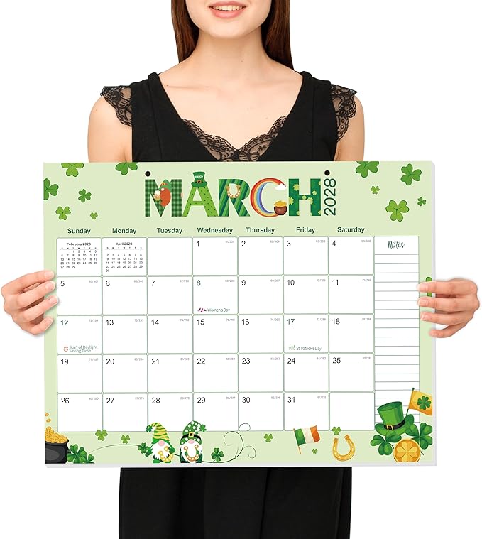 GuassLee Desk Calendar 2026-2029,36 Months 22" x 17" Large Calendar from June 2026 to May 2029,Desktop/Wall Monthly Planner with Julian Date and Thick Paper for Office Home School