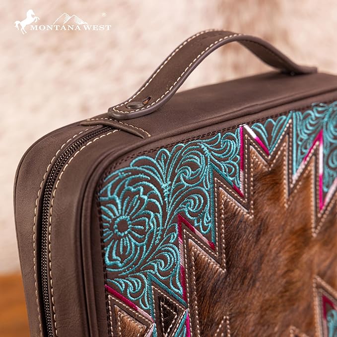 Montana West Western Style Embroidered Bible Covers for Women Men Book Carrying Case Church Bag Outdoor Bible Protective