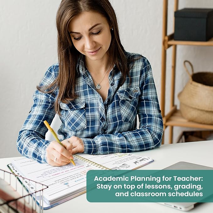 Planner 2026–2027, Weekly & Monthly Academic Organizer for School Year, Jul 2026–Jun 2027, Hardcover Planner with Tabs, Back to School Essential, 8.5" x 11", Mystic Forest
