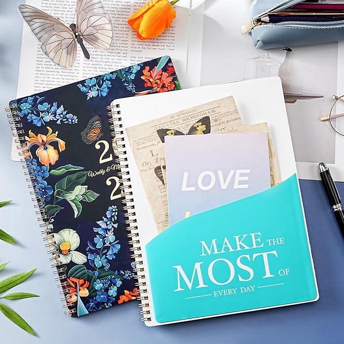 Planner 2026-2027 - Academic Planner 2026-2027, July 2026 - June 2027, 9" x 11", 26-27 Planner Weekly and Monthly, Calendar Planner with Colorful Monthly Tabs + Twin-Wire Binding + Inner Pocket + Premium Thick Paper