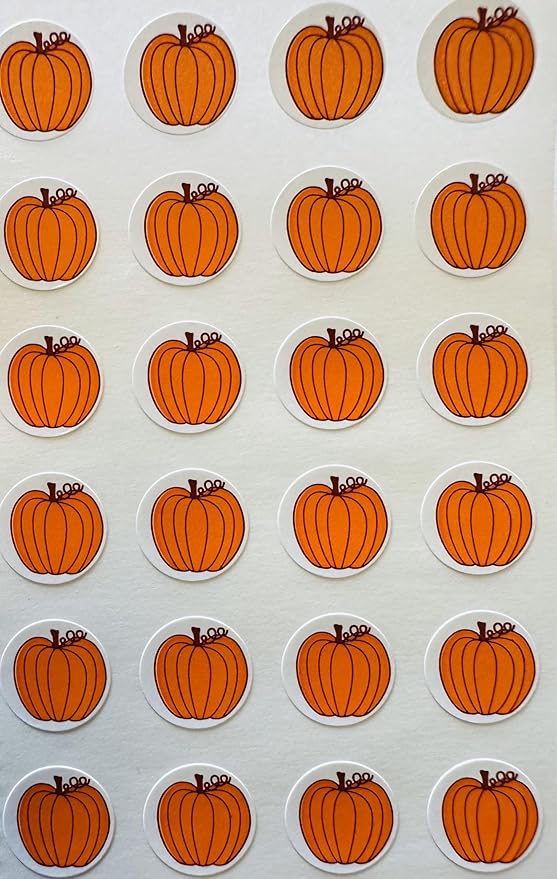 1152 Pcs Halloween Incentive Sticker Set 3/8in Diameter Self-Adhesive Cute Multicolor Stickers Trick Treat Holiday Spooky Crafts Decorations Reward Behavior Chart Teacher Classroom Supplies USA Made