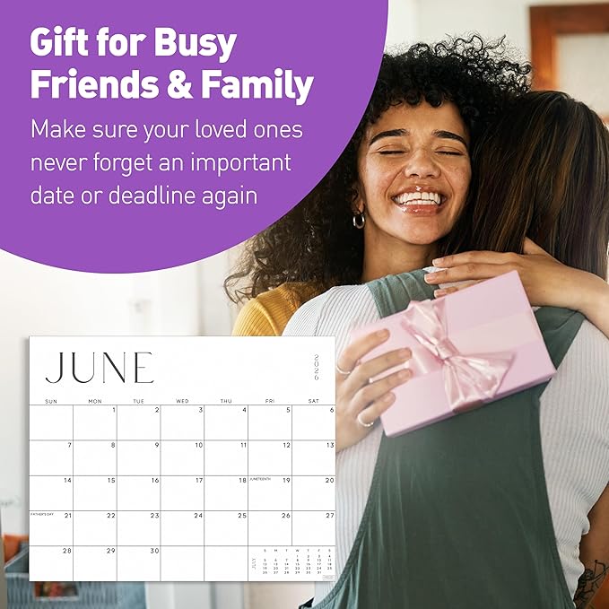 S&O Simple Magnetic Fridge Calendar from January 2026-June 2027 - Tear-Off Refrigerator Calendar to Track Events & Appointments - 18 Month Magnetic Planner for Fridge for Easy Planning-8"x10”in