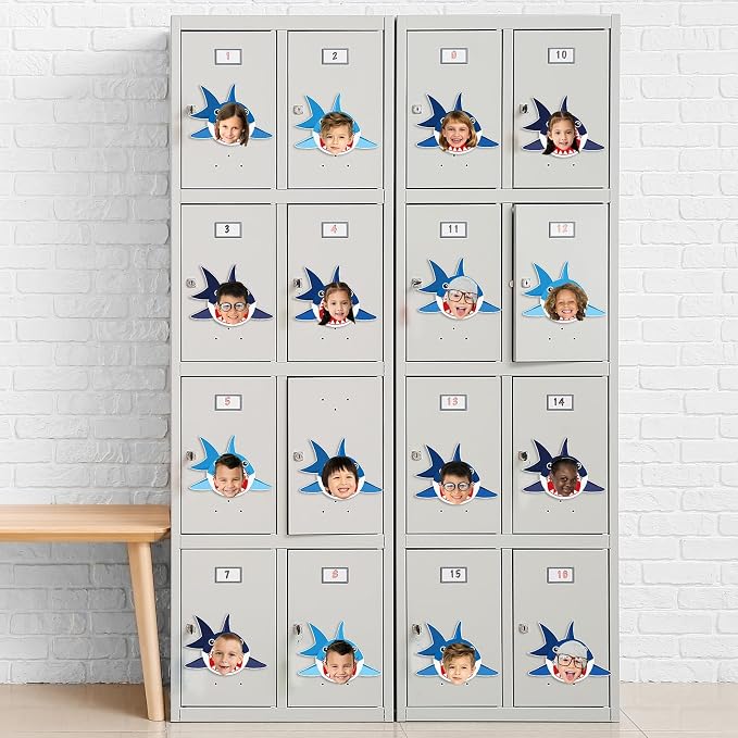 gisgfim 80Pcs Summer Cutouts Shark Decorations Under The Sea Bulletin Board Ocean Animal Paper Cut-Outs Classroom Decor for Boy Girl DIY Craft Photo Wall Kindergarten Preschool Party Favor Supply