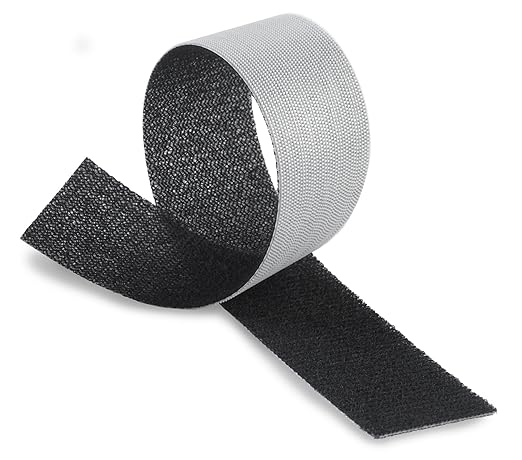 3M Fastener TB3000 Hook/Loop Black, 1 in (25.4mm) x 10 ft (3.05m) (Pack of 1)