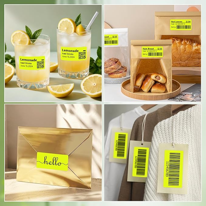 PARLAIM 2.25x1.25 Thermal Labels,1000 Labels Rectangular Direct Thermal Stickers Labels Roll Compatible Thermal Printer, Mailing Labels, Shipping Labels Self-Adhesive Direct Thermal Labels
