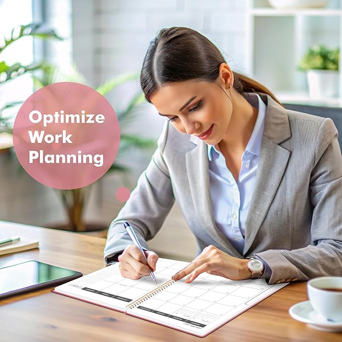 Monthly Planner 2025-2028, 2025 Calendar 36 Months Planner With Monthly Tabs, July 2025- June 2028, 8.5" x 11", 3 Years Academic Calendar Hard Cardboard Cover with Spiral Bound, Perfect for School & Office for Women & Men