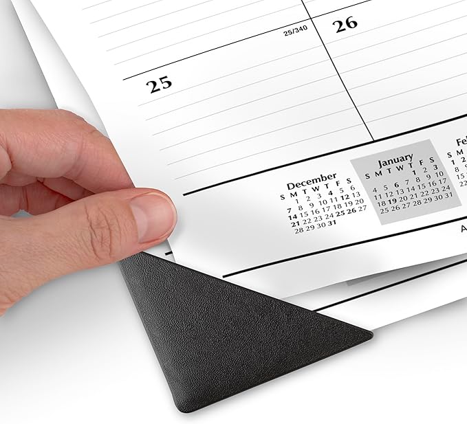 AT-A-GLANCE 2026 Desk Calendar, Monthly, Desk Pad, 21-3/4" x 17", Large, Ruled Blocks (SK240026), White