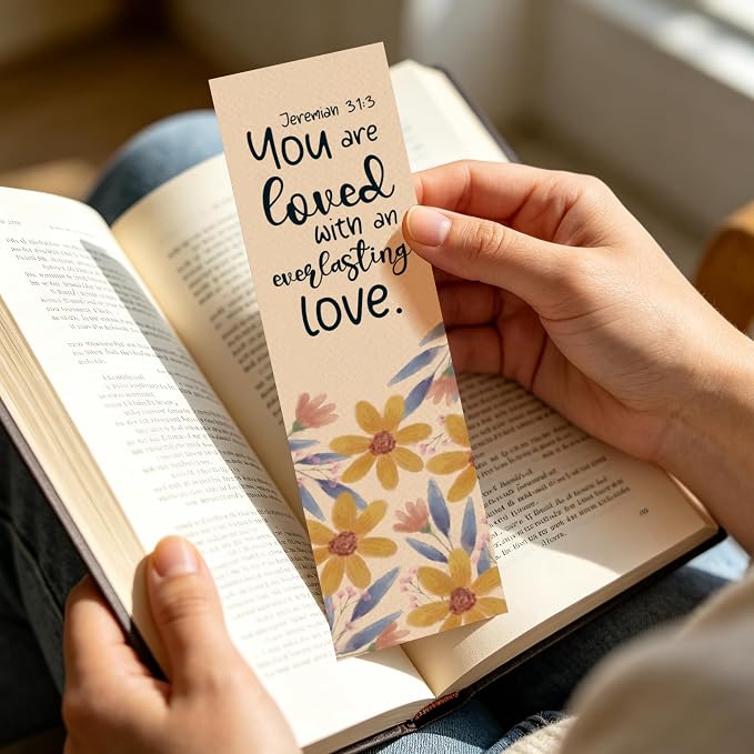 120 Pcs Bible Bookmarks Bulk, Christian Vintage Floral Book Marks for Women with Scripture Verses, Inspirational Religious Page Markers for Church Bible Study Easter Mothers Day Graduation Gifts