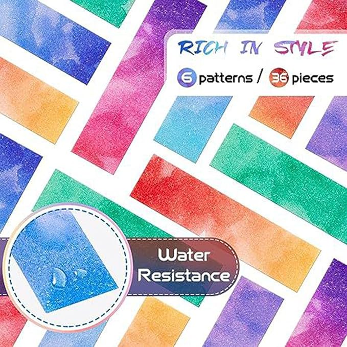 36 Pieces of Sensory Cute Stickers with Fidget Textures - Ideal for Adult & Teen Stress Relief in Desk, Classroom Settings