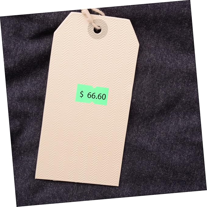 5000pcs Price Tag Paper Self-Adhesive Retail Store Sale Signs Smooth Printing Fast Drying Ink