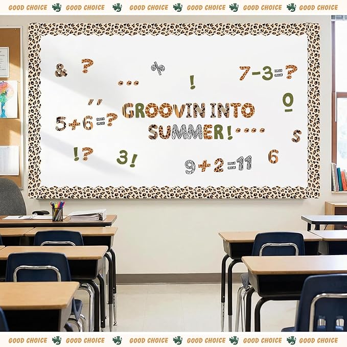 221 Pcs Classroom Bulletin Board Letters Colorful Alphabet Cutouts Number and Punctuation Symbol Combo Letter Cutouts for Wall Chalkboard Poster Board Decor