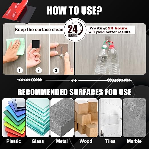 Navona 16Pack Heavy Duty Double Sided Mounting Tape โ VHB 5952 Foam Tape, 1 Inch & 2 Inch, Square Rectangle & Round Shapes, Waterproof, Heat Resistant, for Car & Home Decor