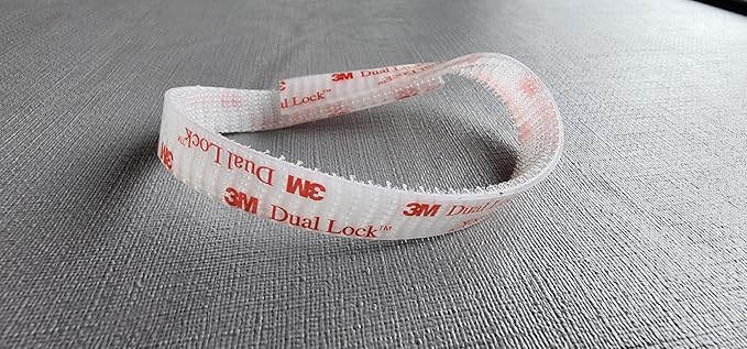 EZ Pass IPass QuickPass Replacement Tag Holder Mounting Strips 3M Dual-Lock Tape Fastners. 1/2 inch x 1 Foot
