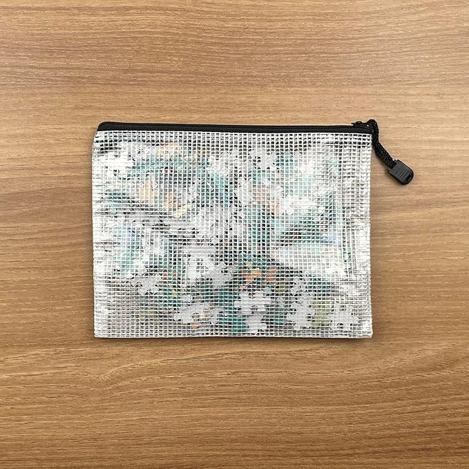Plastic Mesh Zipper Pouch Document Folders Bag Zip File Bags for Office Supplies Storage-15 Pcs (Multicolor, 8"x 10")