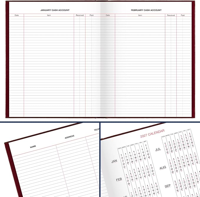 AT-A-GLANCE 2026 Standard Daily Planner, 7-1/2" x 9-1/2", Medium, 12-Month, Hardcover, Red (SD3741326)