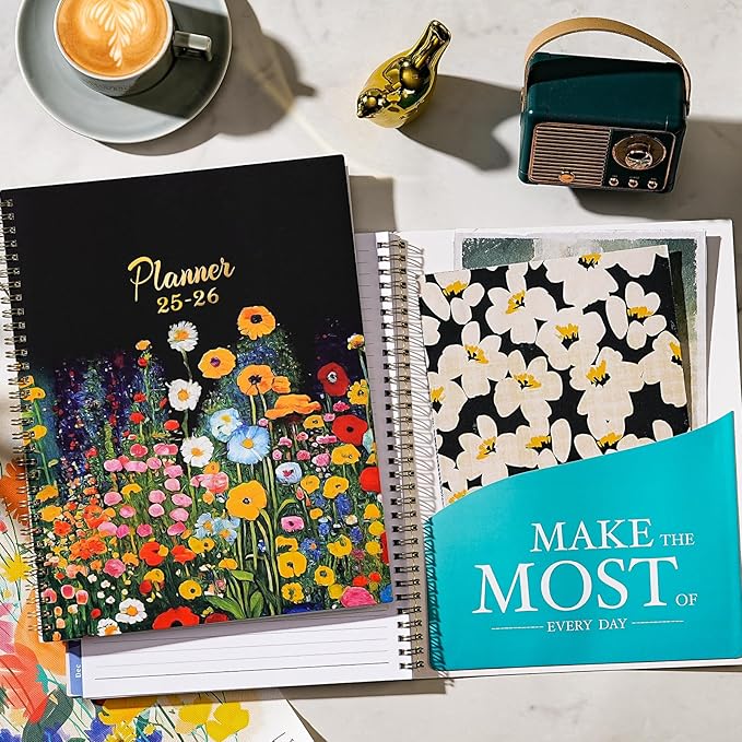 2025-2026 Planner - 2025-2026 Planner Weekly and Monthly, July 2025-June 2026 planners, Large Weekly Monthly Planners, 8.5''x11, with 12 Tabs, Flexible Cover
