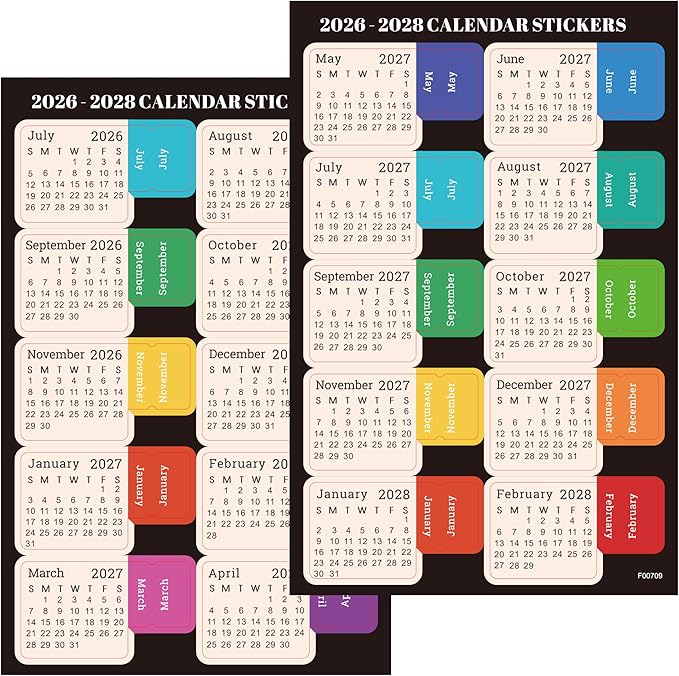 Planner 2026-2027 - JUL 2026 - JUN 2027, Academic Planner 2026-2027, 26-27 Planner, Weekly and Monthly Planner, Leather Cover Calendar Planner with Thick Paper, Back Pocket with Notes Pages, Brown (8.5" x 11")