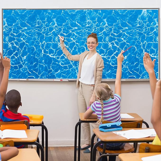 CHUNNIN Under The Sea Bulletin Board Decoration Ocean Theme Bulletin Board Background Creative Classroom Decor Arts Crafts Classroom Home Wall Decor Education Back to School Display Supplies