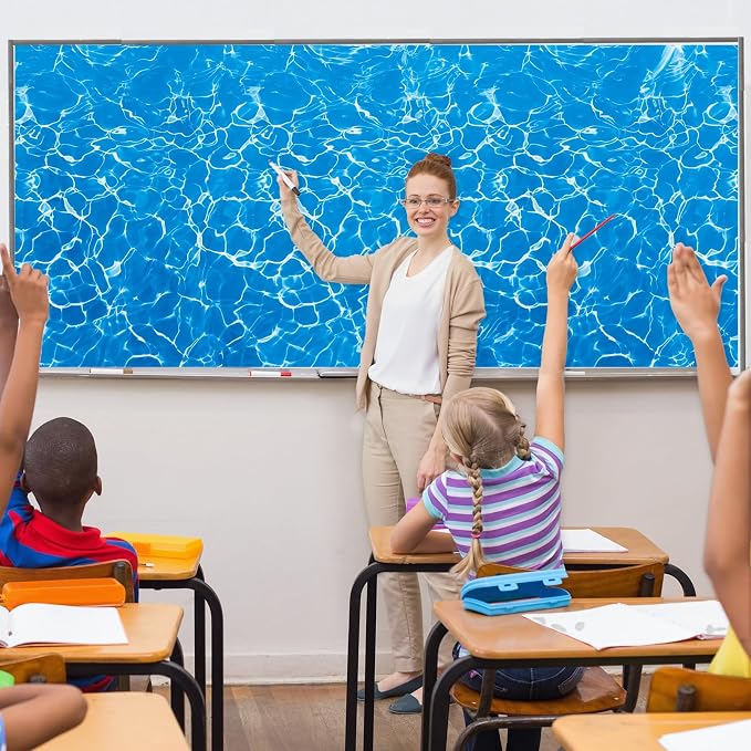 CHUNNIN Under The Sea Bulletin Board Decoration Ocean Theme Bulletin Board Background Creative Classroom Decor Arts Crafts Classroom Home Wall Decor Education Back to School Display Supplies
