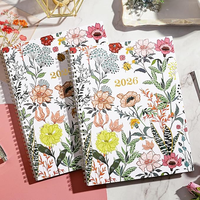 2026 Planner β Weekly οΌ Monthly Planner 2026, Jan. 2026 β Dec. 2026, 8.5" x 11" with Colorful Tabs, Flexible Cover, Thick Paper, Twin-Wire Binding, Back Pocket, To-Do οΌ Notes