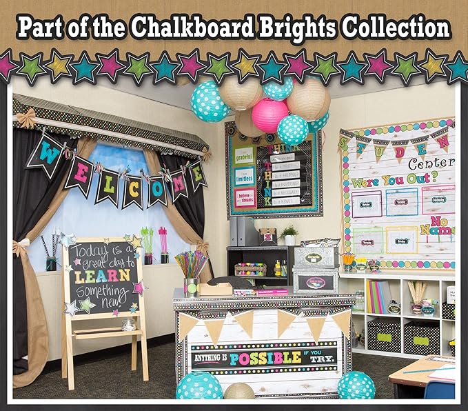 Teacher Created Resources Chalkboard Brights Desktop Organizer (TCR20372)