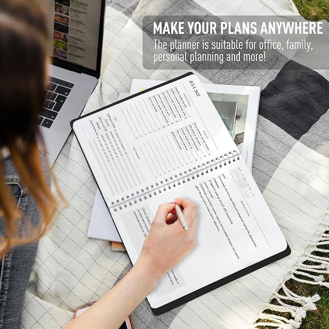 Monthly Planner 2026-2027, Monthly Calender Jan 2026 - Jun 2027, 18 Months Planner with Habit Tracker, 7.5" x 10", Spiral Bound for Personal Organizer and Office Supplies