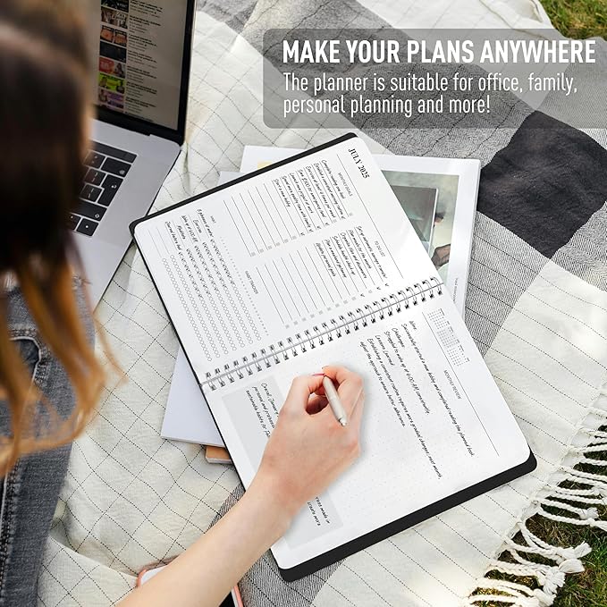 Monthly Planner 2026-2027, Monthly Calender Jan 2026 - Jun 2027, 18 Months Planner with Habit Tracker, 7.5" x 10", Spiral Bound for Personal Organizer and Office Supplies