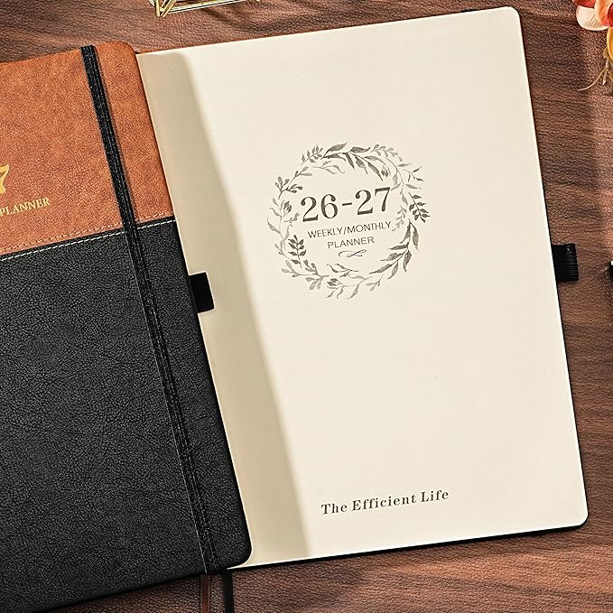 Planner 2026-2027 - Academic Planner Weekly Monthly, July 2026 to June 2027, Calendar Planner with Premium Paper, Inner Pocket, Pen Holder, 8.5'' x 11''