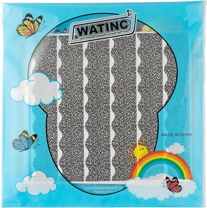 WATINC Composition Science Fair Board Supplies - 96Pcs Self Adhesive Science Fair Project Set with 8 Letter Sticker 10 Presentation Subtitles, Bulletin Border Poster Decor for School Classroom (Grey)