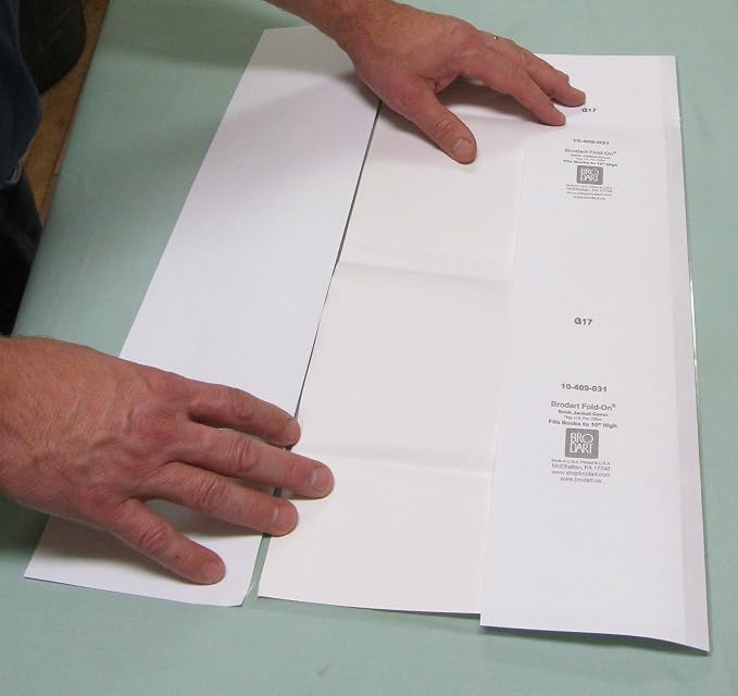 20 Yard Roll 10" Brodart Lo-Luster Book Jacket Covers - Center-Loading, Clear, Mylar, Adjustable