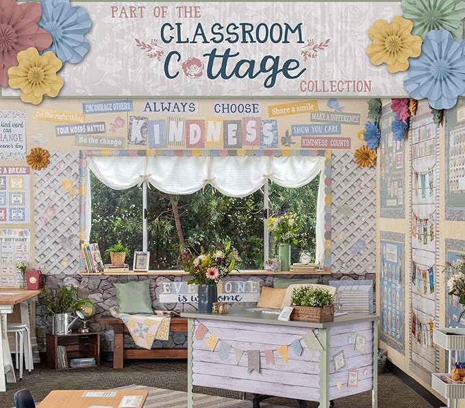 Teacher Created Resources Classroom Cottage Always Choose Kindness Bulletin Board (TCR7172)