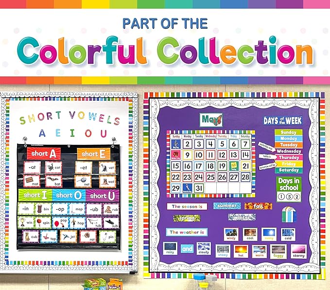 Teacher Created Resources Self-Adhesive Colorful 4" Wild Whimsy Letters Combo Pack (TCR9645)