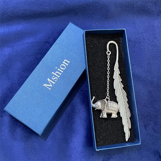 Luminous Bookmark, Retro Glow in The Dark Reading Bookmarks for Women Men Lovers,Book Markers with Pendant Holiday Gifts
