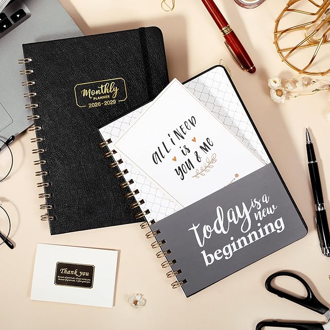 2026-2029 Monthly Planner - 3 Year Monthly Planner 2026-2029, Jul. 2026 - Jun. 2029, 36-Month Calendar with Hardcover, Inner Pocket, 6.4'' x 8.5''