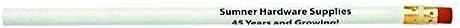 Pencil Guy Promotional Personalized Imprinted White Round Pencils 144 to a box. 19 color(s) to choose from!