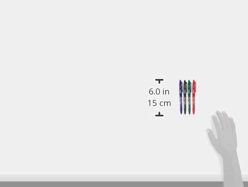 Unbekannt Pilot Pen Frixion Erasable Rollerball Pen (Pack of 4) Assorted Colours, Black, Blue, Red & Green, (4er Set Frixion Ball)